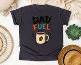 Dad Fuel Black graphic tee in Graphite