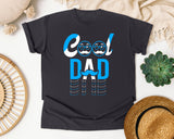 Cool Dad Blue graphic tee in Graphite