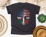 American Grown Italian Roots graphic tee in Graphite