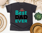 Best Dad Ever Grey 5 graphic tee in Graphite
