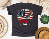 Happy Patriot Day graphic tee in Graphite