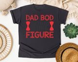 Dad Bod You Mean Father Figure Pink graphic tee in Graphite