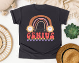 Little Genius graphic tee in Graphite