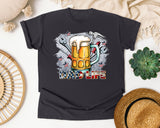 Dad Life Grey 2 graphic tee in Graphite
