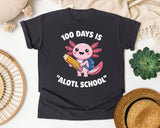 100 Days Is Alotl School graphic tee in Graphite