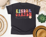 Kindergarten Crew graphic tee in Graphite