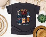 BBQ Beer And Being A Dad My Three Talents Grey graphic tee in Graphite