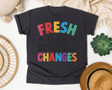 Fresh Outta Schedule Changes Graphic Tee graphic tee in Graphite