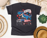 Land Of The Free Home Of The Brave graphic tee in Graphite