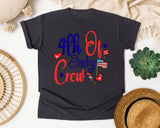 4th Of July Crew graphic tee in Graphite