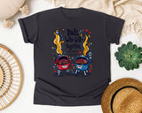 Dads Who Grill Together Stay Rare Together Grey graphic tee in Graphite