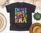 In My First Day Era graphic tee in Graphite