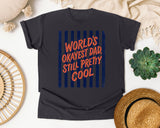 World's Okayest Dad Still Pretty Cool graphic tee in Graphite