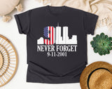 Never Forget White 4 graphic tee in Graphite