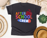 After School Crew graphic tee in Graphite