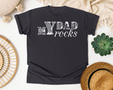 My Dad Rocks Classic graphic tee in Graphite