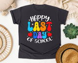 Happy Last Day Of School graphic tee in Graphite