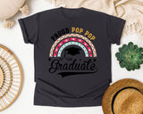 Proud Pop Pop Of The Graduate graphic tee in Graphite