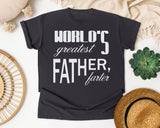 World's Greatest Father Farter Classic graphic tee in Graphite