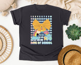 100 Days Of School Rainbow Bow graphic tee in Graphite