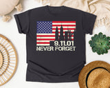 Never Forget Red graphic tee in Graphite