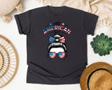 All American Girl Grey 2 graphic tee in Graphite