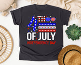 4th Of July Independence Day graphic tee in Graphite