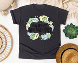 New Friends New Adventures graphic tee in Graphite