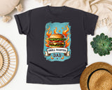 Grill Master Dad Grey graphic tee in Graphite