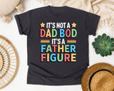 It's Not A Dad Bod It's A Father Figure graphic tee in Graphite