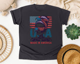 USA Made In America graphic tee in Graphite