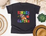 Look Out Kindergarten Here I Come Pencil Bright Graphic Tee graphic tee in Graphite