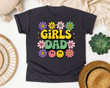 Girls Dad graphic tee in Graphite