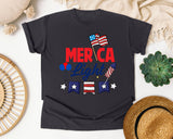 Merica Light graphic tee in Graphite
