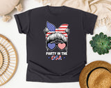 Party In The USA Grey graphic tee in Graphite