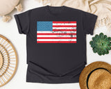 American Flag graphic tee in Graphite