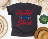 United We Stand graphic tee in Graphite