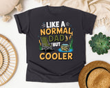 Like A Normal Dad But Cooler graphic tee in Graphite