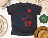 USA 4th Of July Navy graphic tee in Graphite
