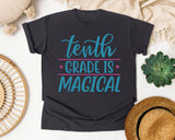 Tenth Grade Is Magical graphic tee in Graphite