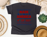 Made In America 4th Of July graphic tee in Graphite