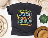 Watch Me Grow graphic tee in Graphite