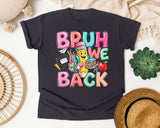 Bruh We Back Pencil graphic tee in Graphite