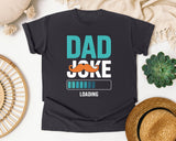 Dad Joke Loading Teal graphic tee in Graphite