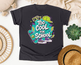Too Cool For School Sneakers graphic tee in Graphite