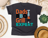 Dads BBQ Grill Expert graphic tee in Graphite