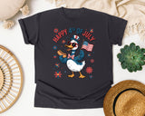 Happy 4th Of July Grey 2 graphic tee in Graphite