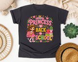 The Princess Is Back To School graphic tee in Graphite