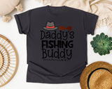 Daddy's Fishing Buddy graphic tee in Graphite