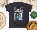 Best Dad Ever Patriot graphic tee in Graphite